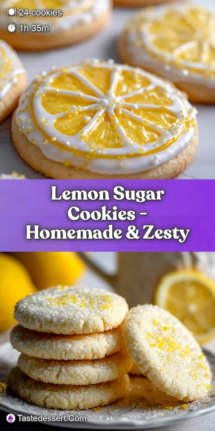 Close-up showing a single, crisp lemon sugar cookie with a glistening glaze and speckled with bright lemon zest.
