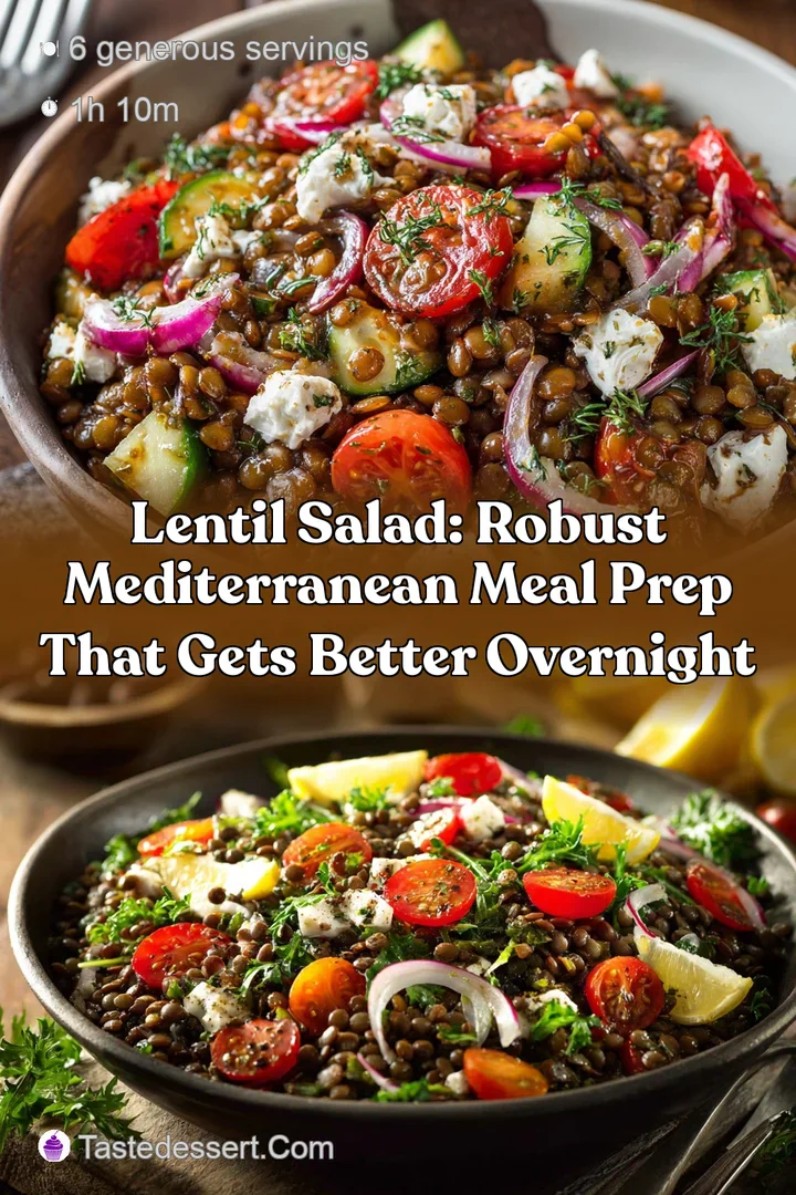 Lentil Salad: Robust Mediterranean Meal Prep that Gets Better Overnight