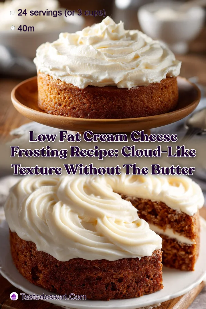 Low Fat Cream Cheese Frosting Recipe: Cloud-Like Texture Without the Butter