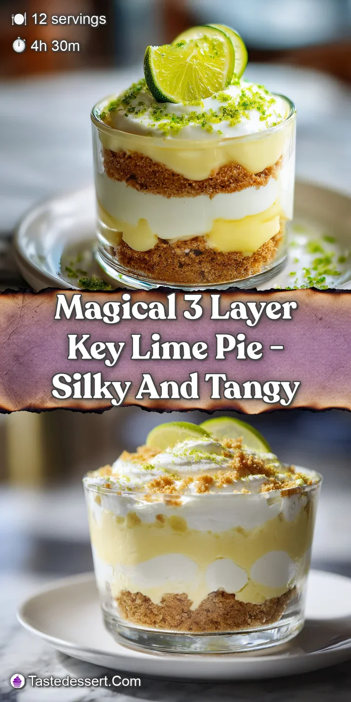 Close-up reveals the smooth, velvety texture of key lime pie layers, promising a burst of citrus flavor in every bite.