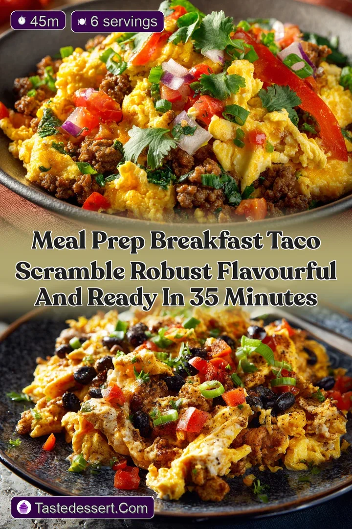 Meal Prep Breakfast Taco Scramble Robust Flavourful and Ready in 35 Minutes