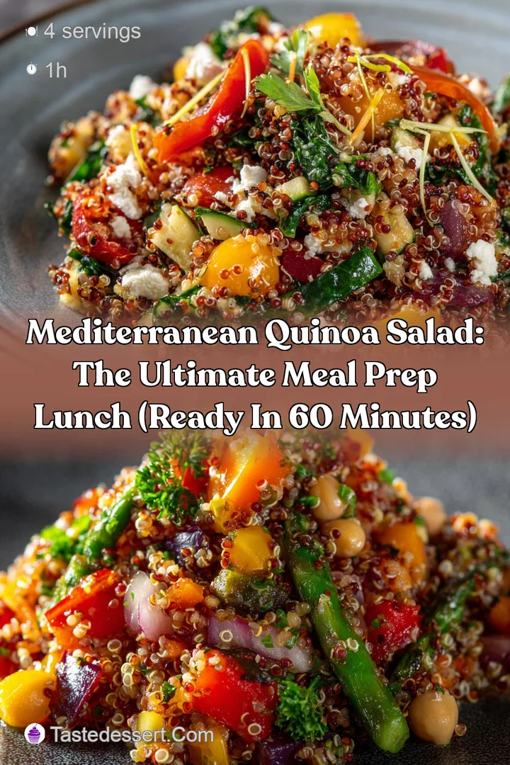 Mediterranean Quinoa Salad: The Ultimate Meal Prep Lunch (Ready in 60 Minutes)