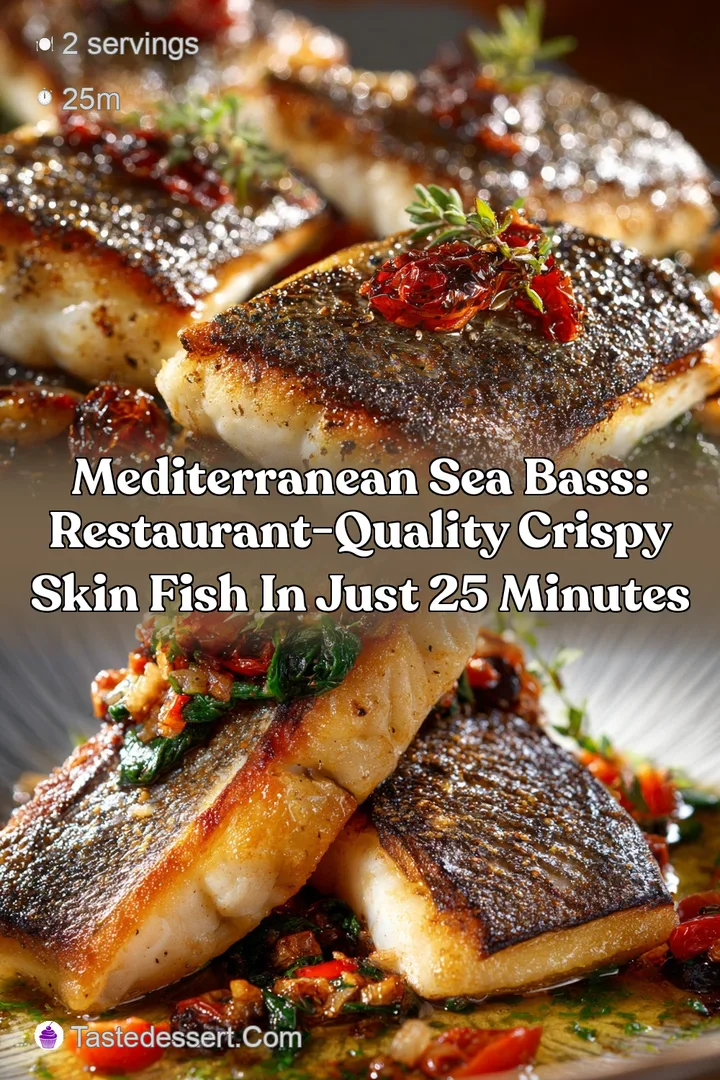 Mediterranean Sea Bass: Restaurant-Quality Crispy Skin Fish in Just 25 Minutes