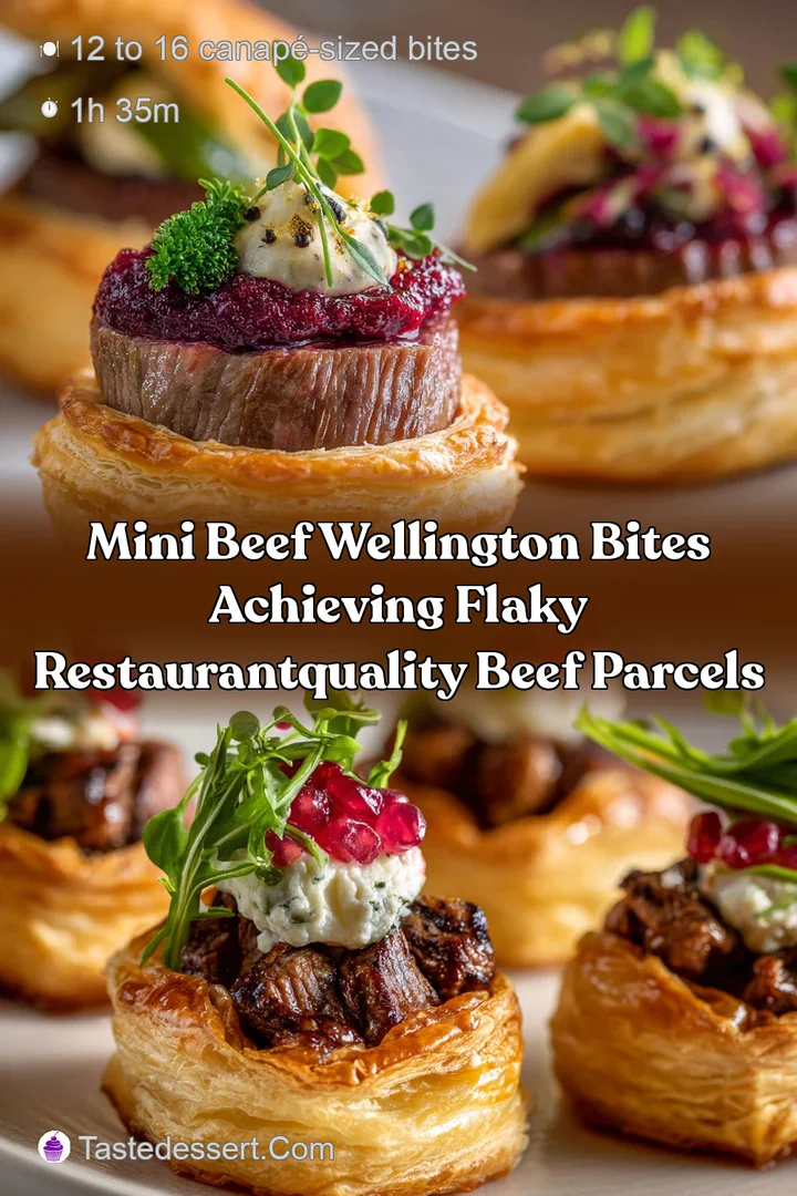 Mini Beef Wellington Bites Achieving Flaky RestaurantQuality Beef Parcels