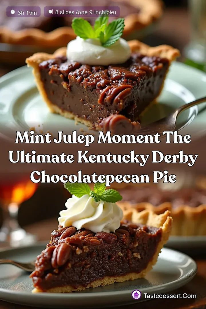 Mint Julep Moment The Ultimate Kentucky Derby ChocolatePecan Pie