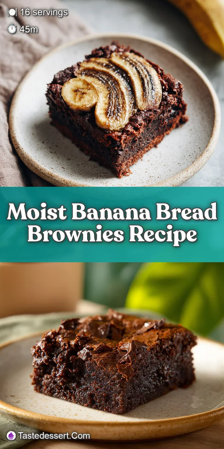 Close-up of a banana brownie, revealing a rich, moist interior studded with chocolate chips and a hint of banana.