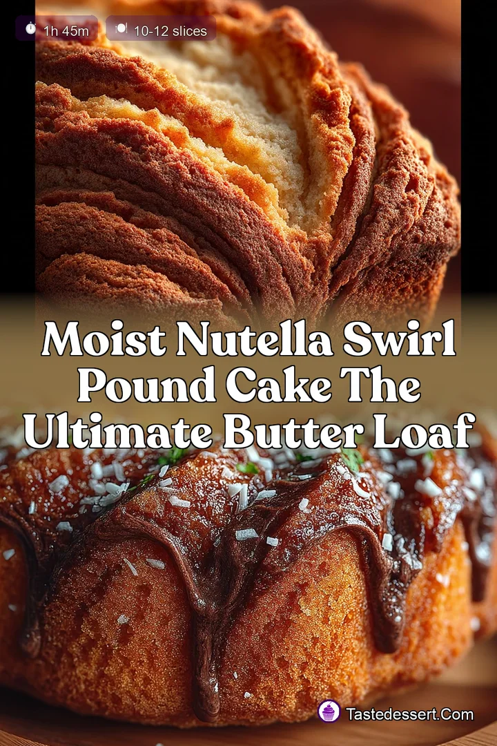 Moist Nutella Swirl Pound Cake The Ultimate Butter Loaf