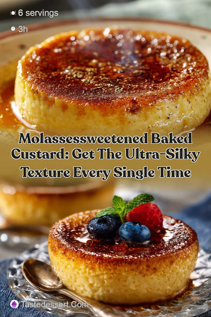 MolassesSweetened Baked Custard: Get the Ultra-Silky Texture Every Single Time