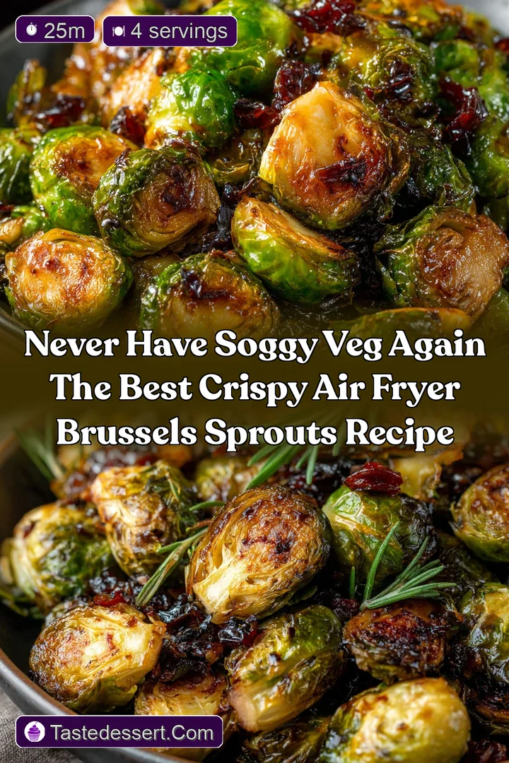 Never have soggy veg again The BEST Crispy Air Fryer Brussels Sprouts Recipe