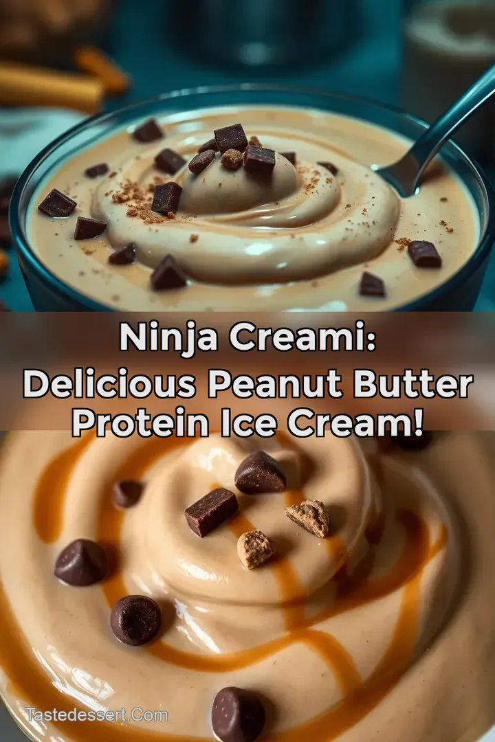 Ninja Creami: Delicious Peanut Butter Protein Ice Cream!