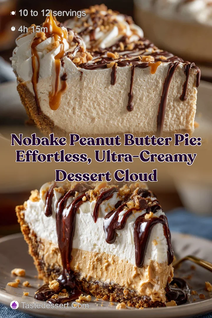 NoBake Peanut Butter Pie: Effortless Ultra-Creamy Dessert Cloud