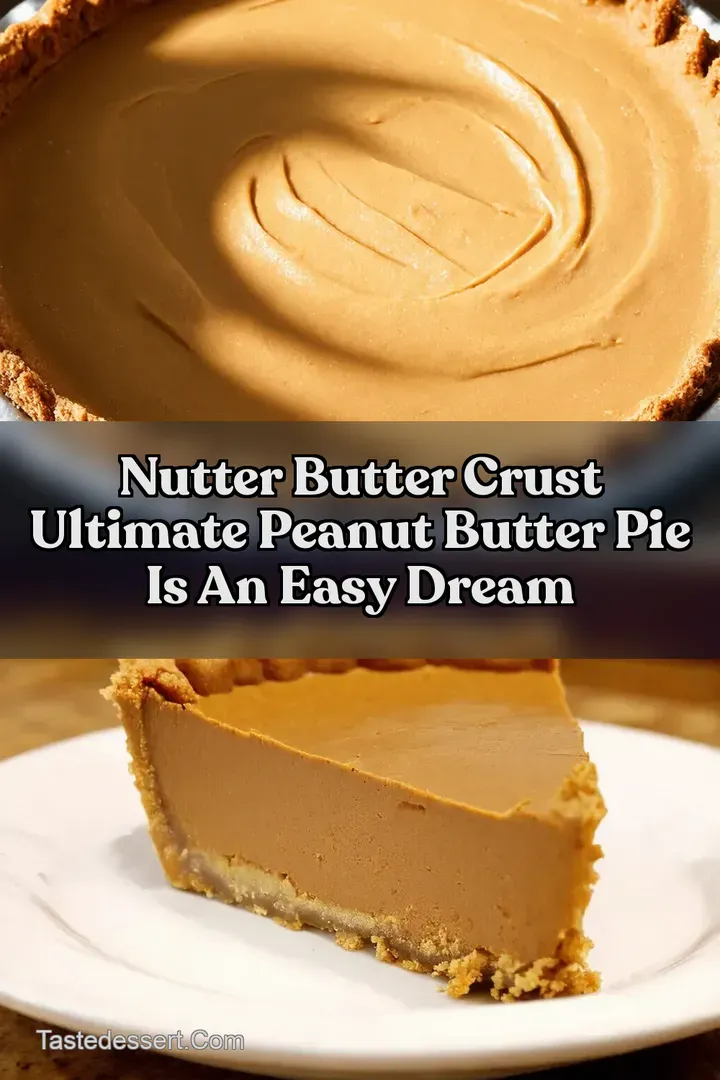Nutter Butter Crust Ultimate Peanut Butter Pie is an Easy Dream
