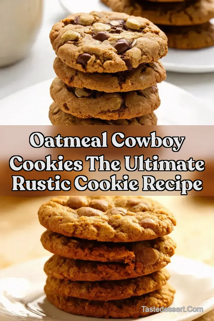 Oatmeal Cowboy Cookies The Ultimate Rustic Cookie Recipe