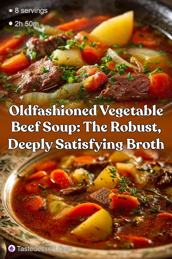 OldFashioned Vegetable Beef Soup: The Robust Deeply Satisfying Broth