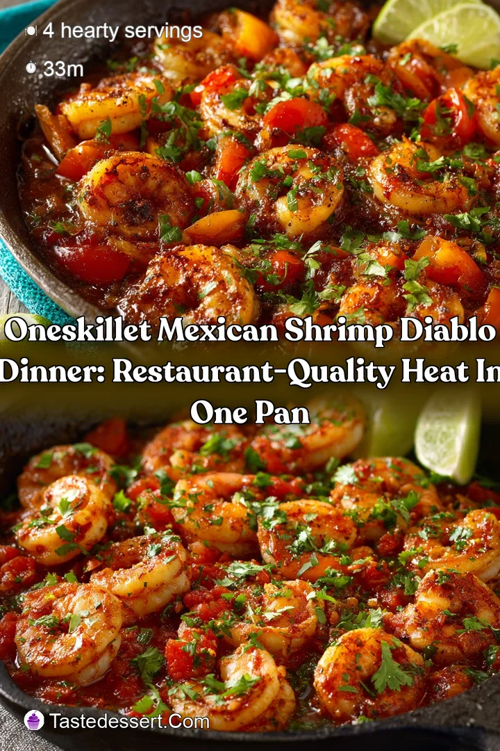 OneSkillet Mexican Shrimp Diablo Dinner: Restaurant-Quality Heat in One Pan
