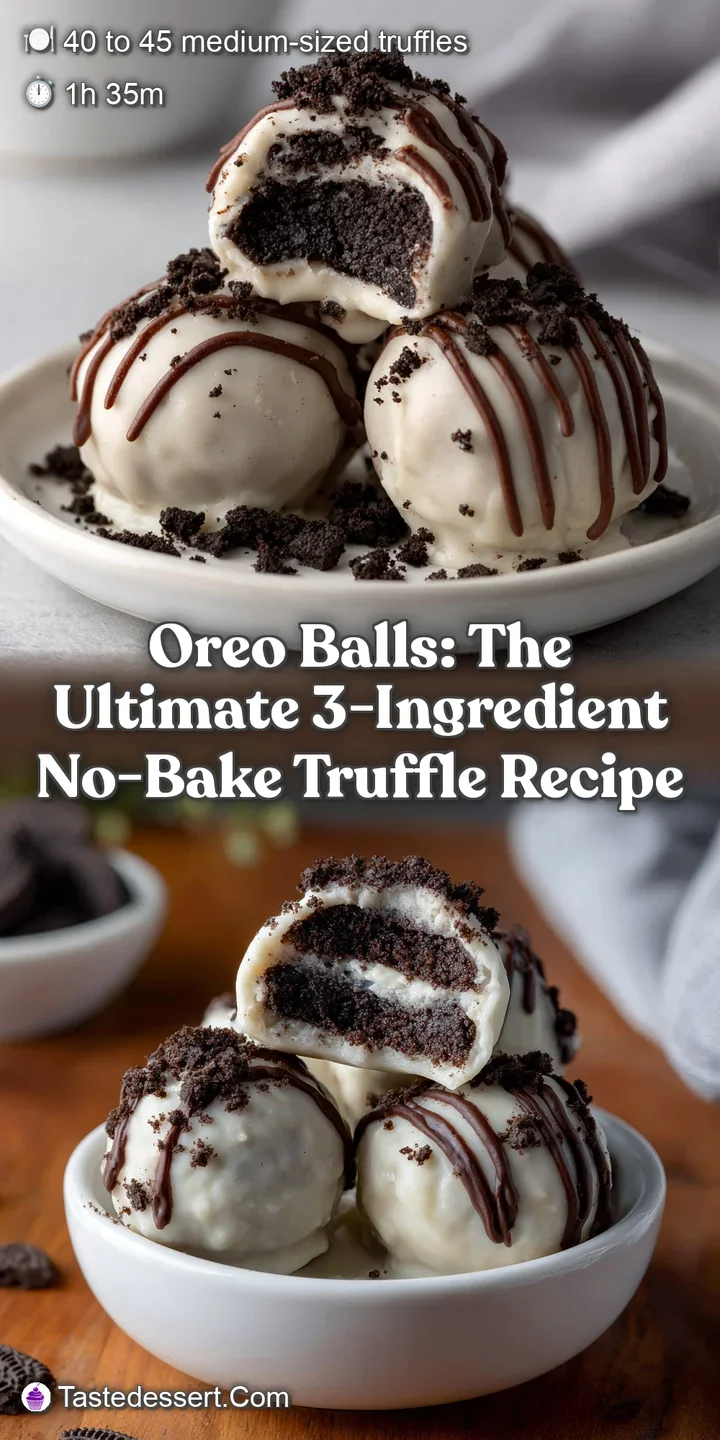 Oreo Balls: The Ultimate 3-Ingredient No-Bake Truffle Recipe