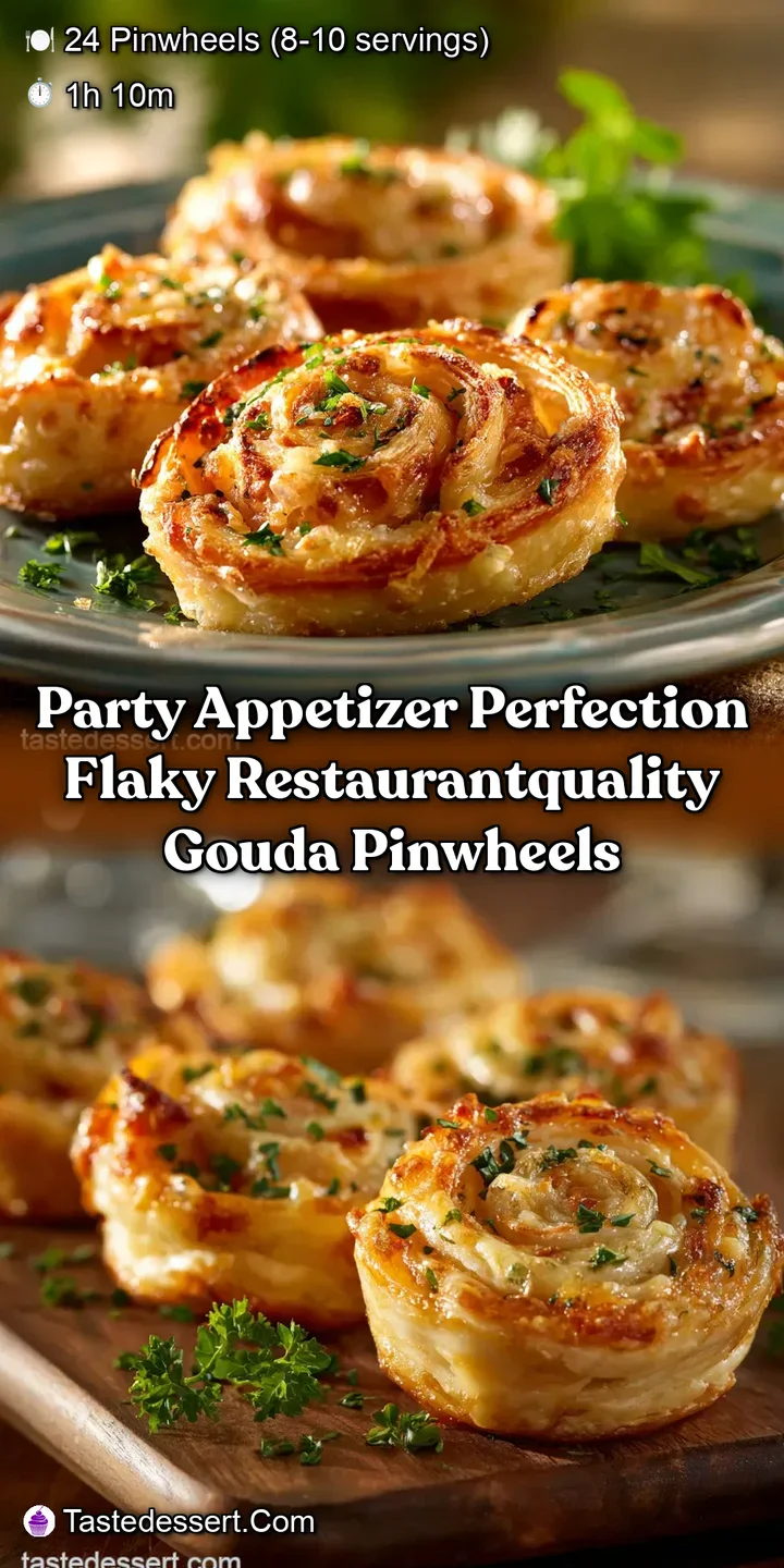 Party Appetizer Perfection Flaky RestaurantQuality Gouda Pinwheels