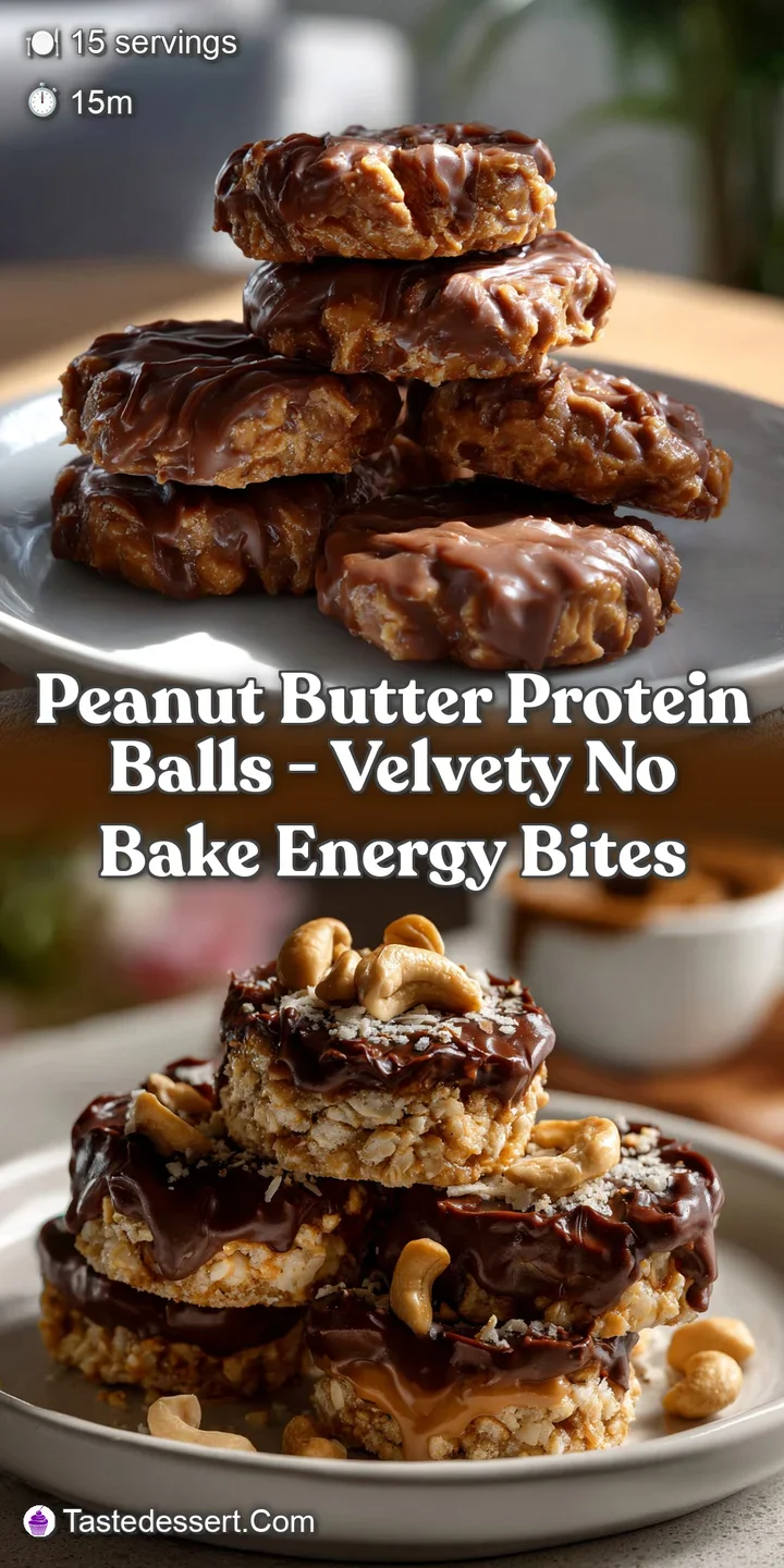 Peanut Butter Protein Balls - Velvety No Bake Energy Bites