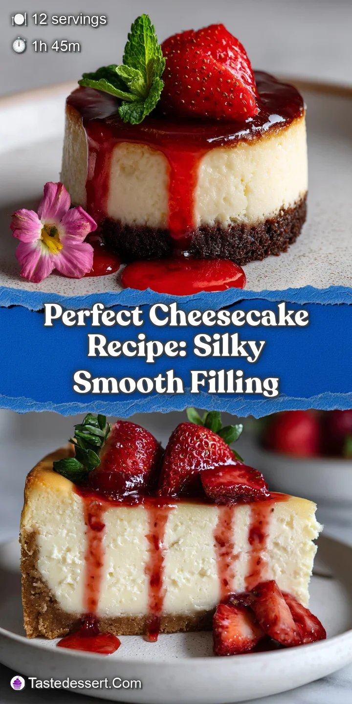 Close-up of a silky cheesecake filling. Lightly textured surface with subtle golden hues and visible vanilla bean specks. ...