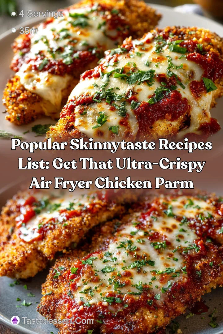 Popular Skinnytaste Recipes List: Get That Ultra-Crispy Air Fryer Chicken Parm