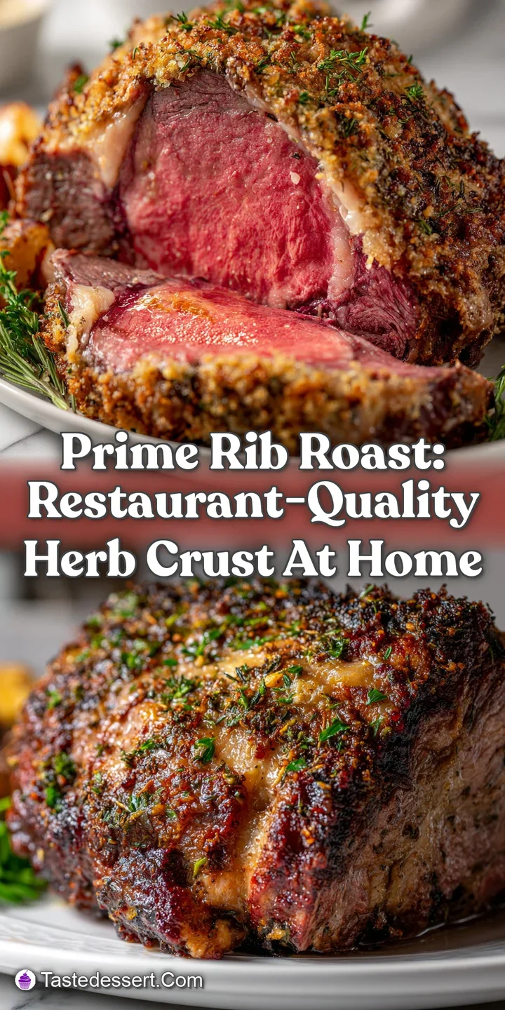 Prime Rib Roast: Restaurant-Quality Herb Crust at Home