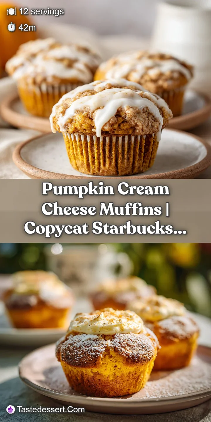 Close-up of a cracked pumpkin muffin revealing a rich, velvety cream cheese swirl and moist crumb within.