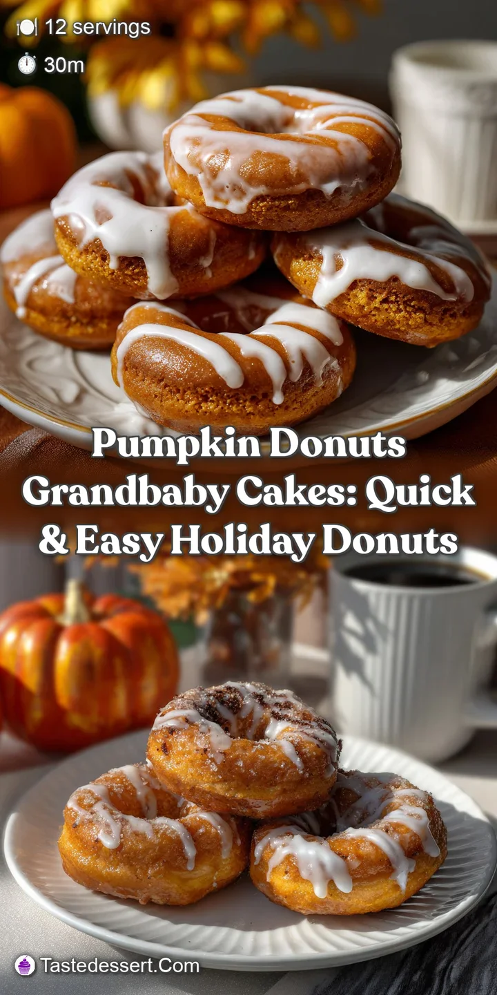 Pumpkin Donuts Grandbaby Cakes: Quick & Easy Holiday Donuts