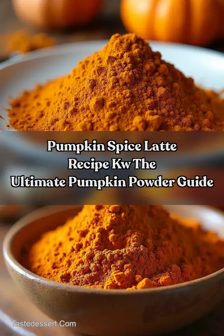 Pumpkin Spice Latte Recipe kw The Ultimate Pumpkin Powder Guide
