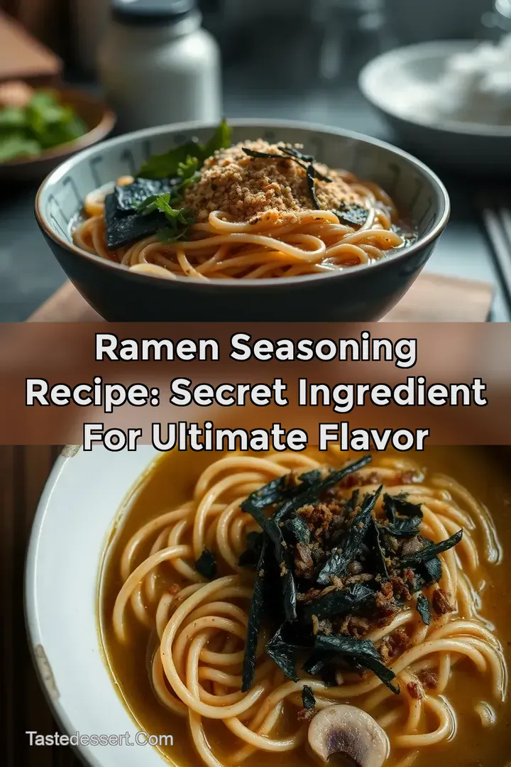 Ramen Seasoning Recipe: Secret Ingredient For Ultimate Flavor