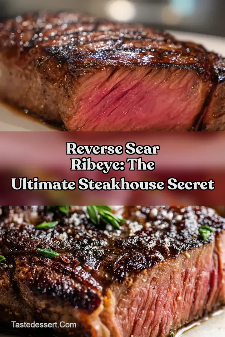 Reverse Sear Ribeye: The Ultimate Steakhouse Secret
