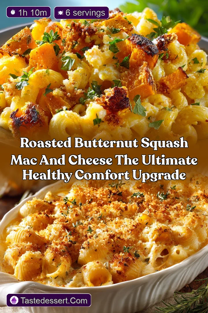 Roasted Butternut Squash Mac and Cheese The ultimate healthy comfort upgrade