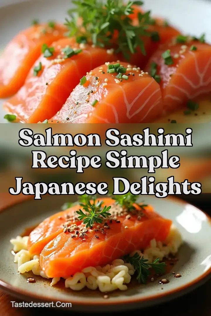 Salmon Sashimi Recipe Simple Japanese Delights