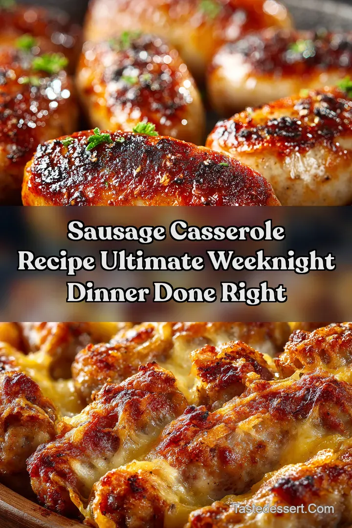Sausage Casserole Recipe Ultimate Weeknight Dinner Done Right