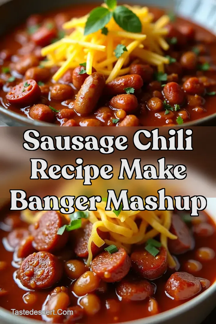 Sausage Chili Recipe Make Banger MashUp