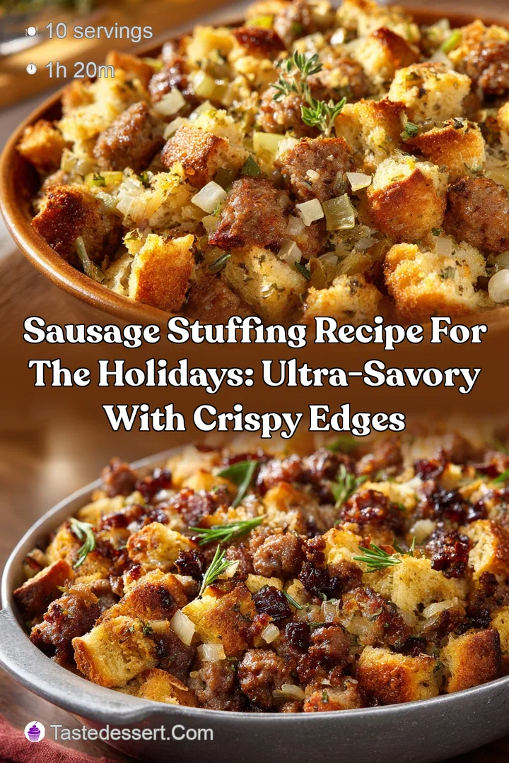 Sausage Stuffing Recipe for the Holidays: Ultra-Savory with Crispy Edges