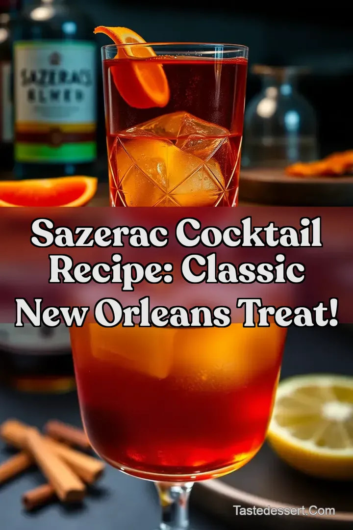 Sazerac Cocktail Recipe: Classic New Orleans Treat!