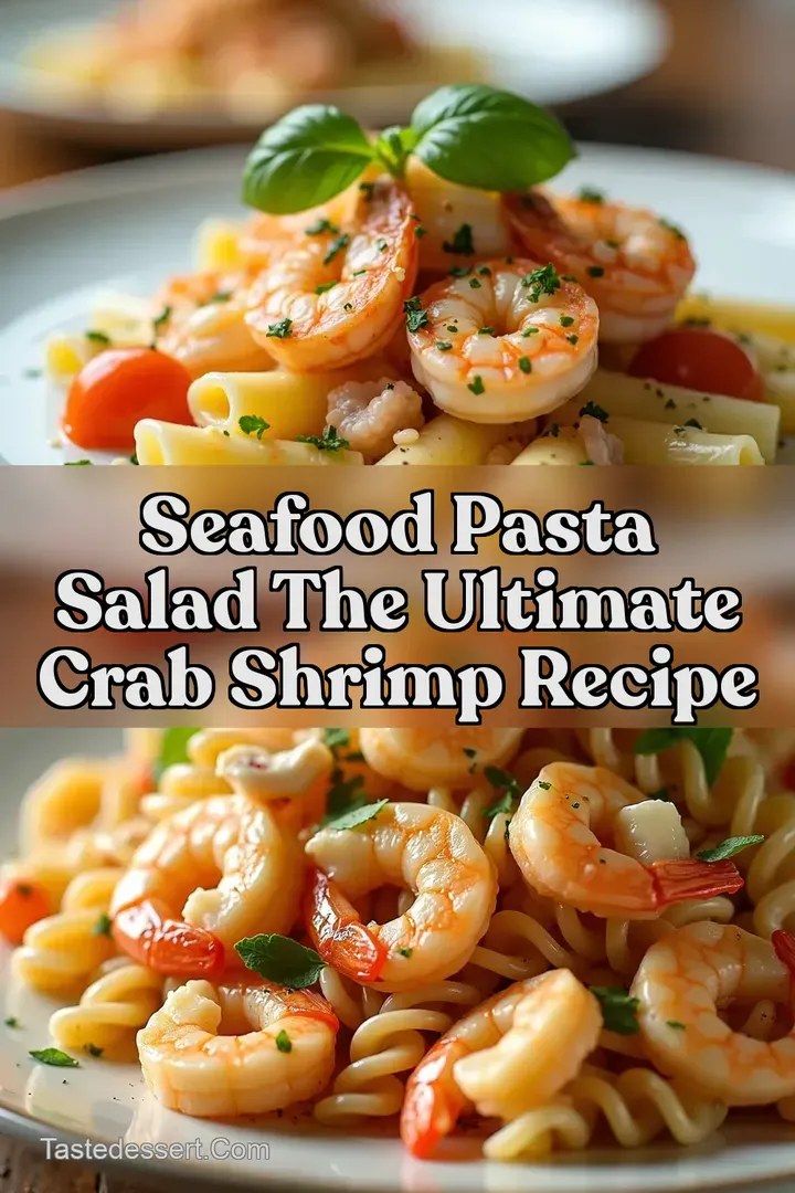 Seafood Pasta Salad The Ultimate Crab Shrimp Recipe