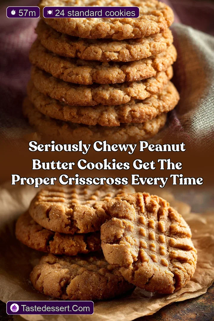 Seriously Chewy Peanut Butter Cookies Get the Proper CrissCross Every Time