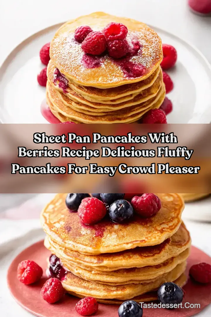 Sheet Pan Pancakes With Berries Recipe Delicious Fluffy Pancakes For Easy Crowd Pleaser