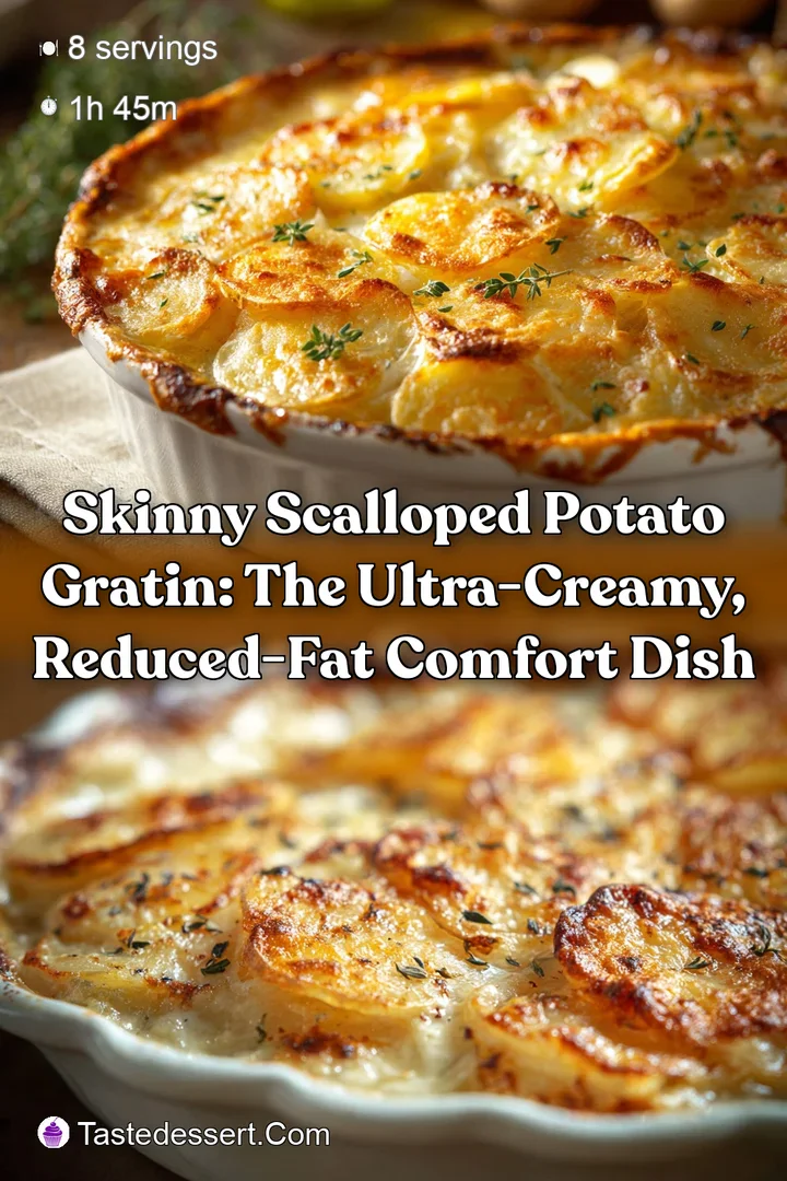 Skinny Scalloped Potato Gratin: The Ultra-Creamy Reduced-Fat Comfort Dish
