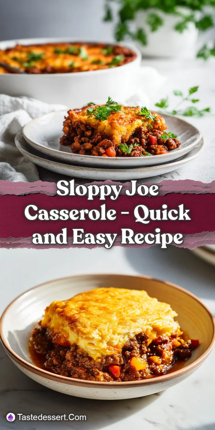 Close-up of the saucy, textured ground beef mixture baked to perfection with a hint of steam.