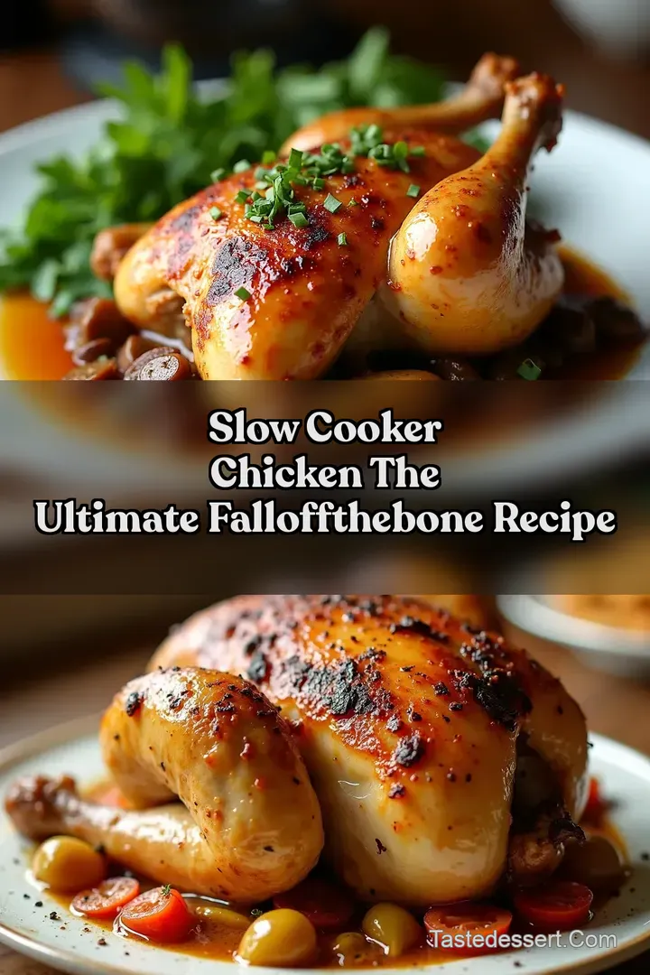 Slow Cooker Chicken The Ultimate FallOffTheBone Recipe