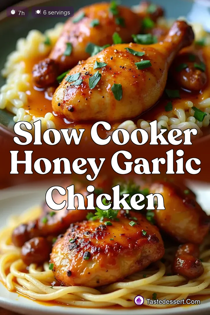 Slow Cooker Honey Garlic Chicken