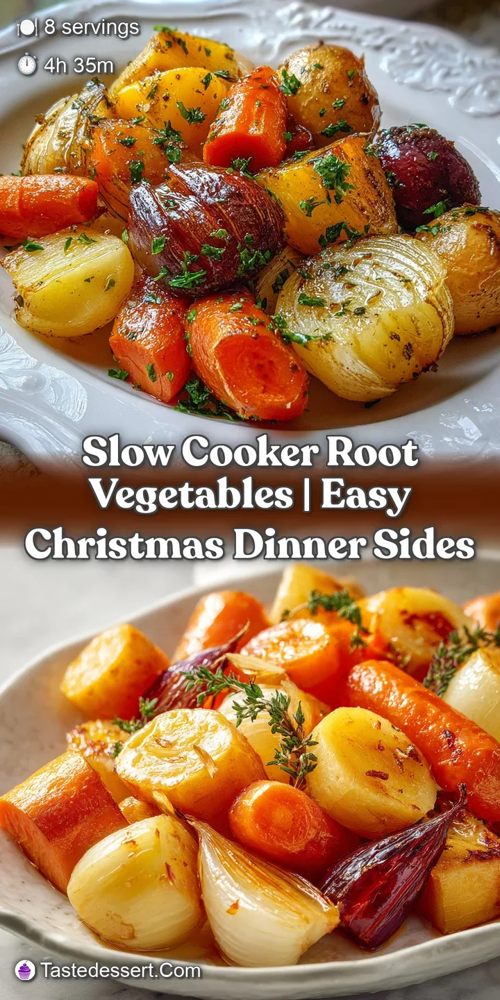 Close-up of glazed carrots, parsnips, and beets, showcasing a delightful mix of colors and textures, tempting with a sweet...