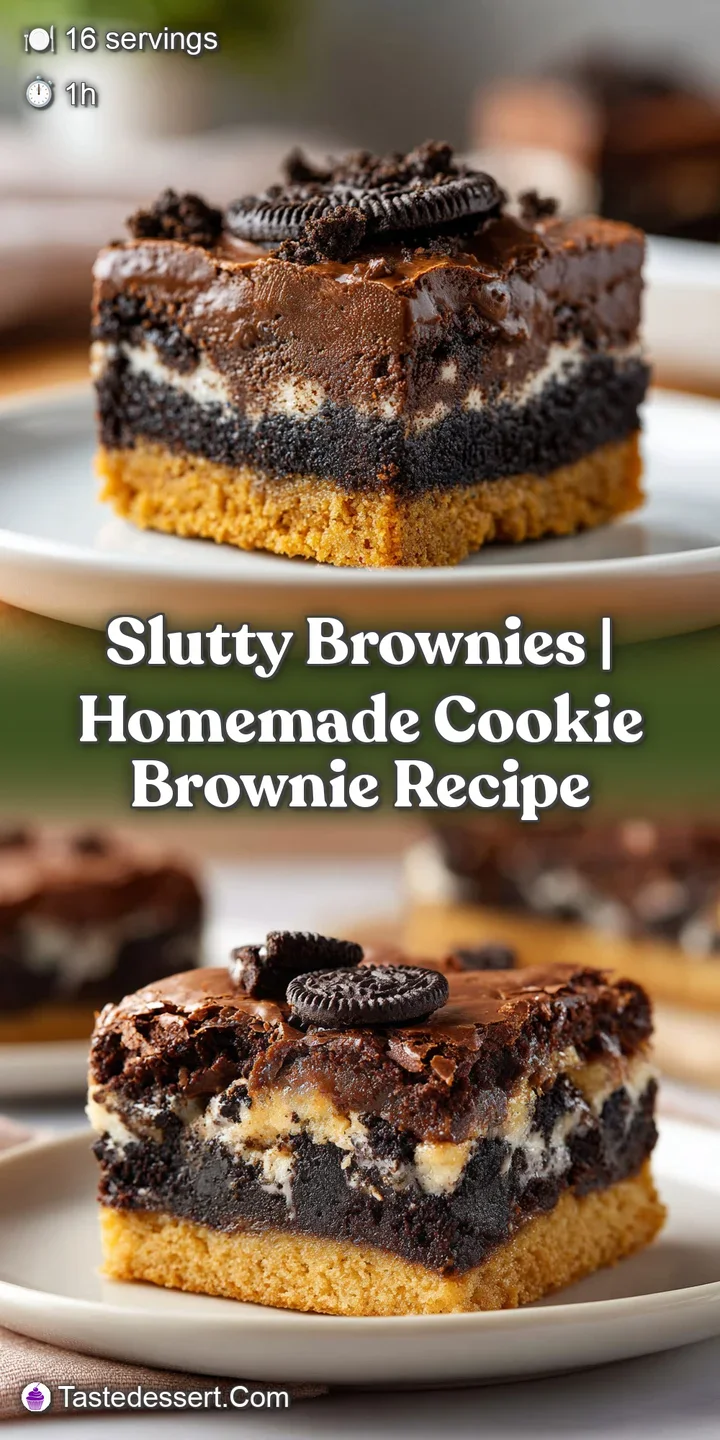 Extreme close-up of a gooey chocolate brownie layer with a crunchy cookie center and melted chocolate swirls.