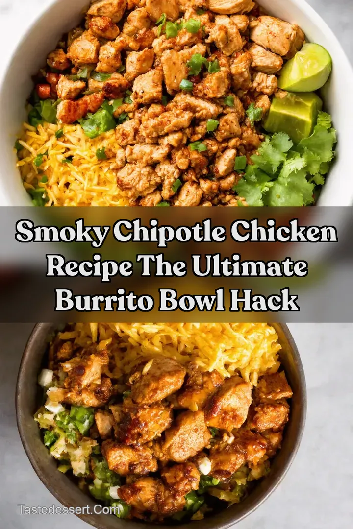 Smoky Chipotle Chicken Recipe The Ultimate Burrito Bowl Hack