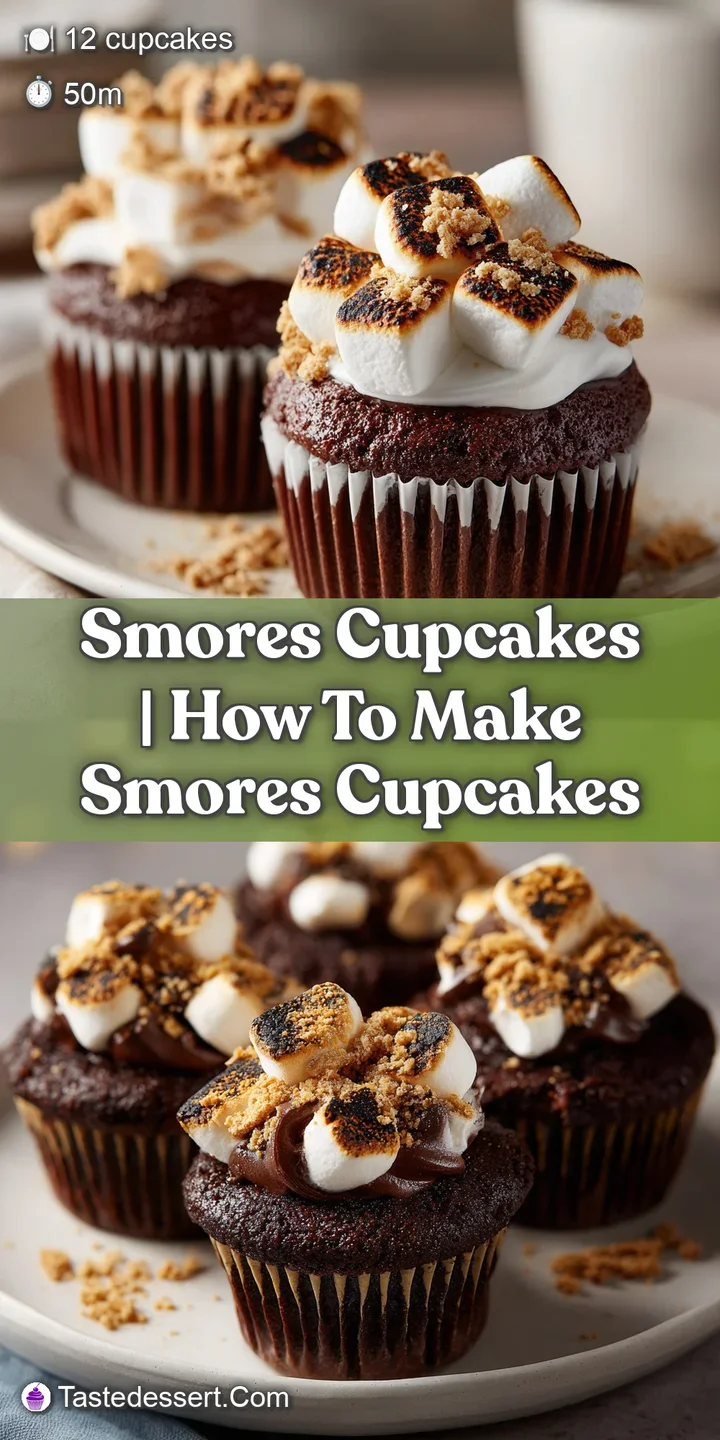Close-up of a toasted marshmallow peak with melted chocolate oozing down a moist, dark chocolate cake base.