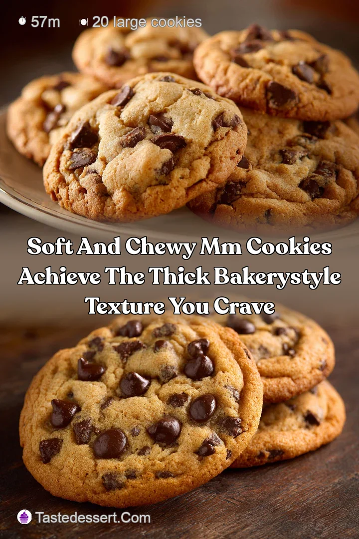 Soft and Chewy MM Cookies Achieve the Thick BakeryStyle Texture You Crave