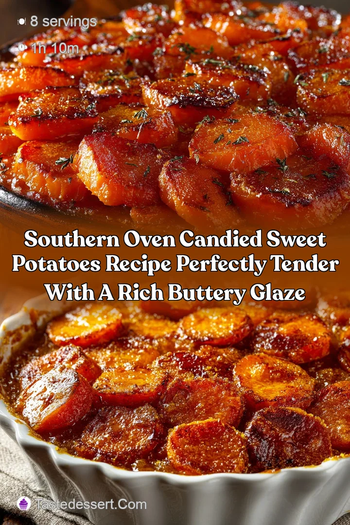 Southern Oven Candied Sweet Potatoes Recipe Perfectly Tender with a Rich Buttery Glaze