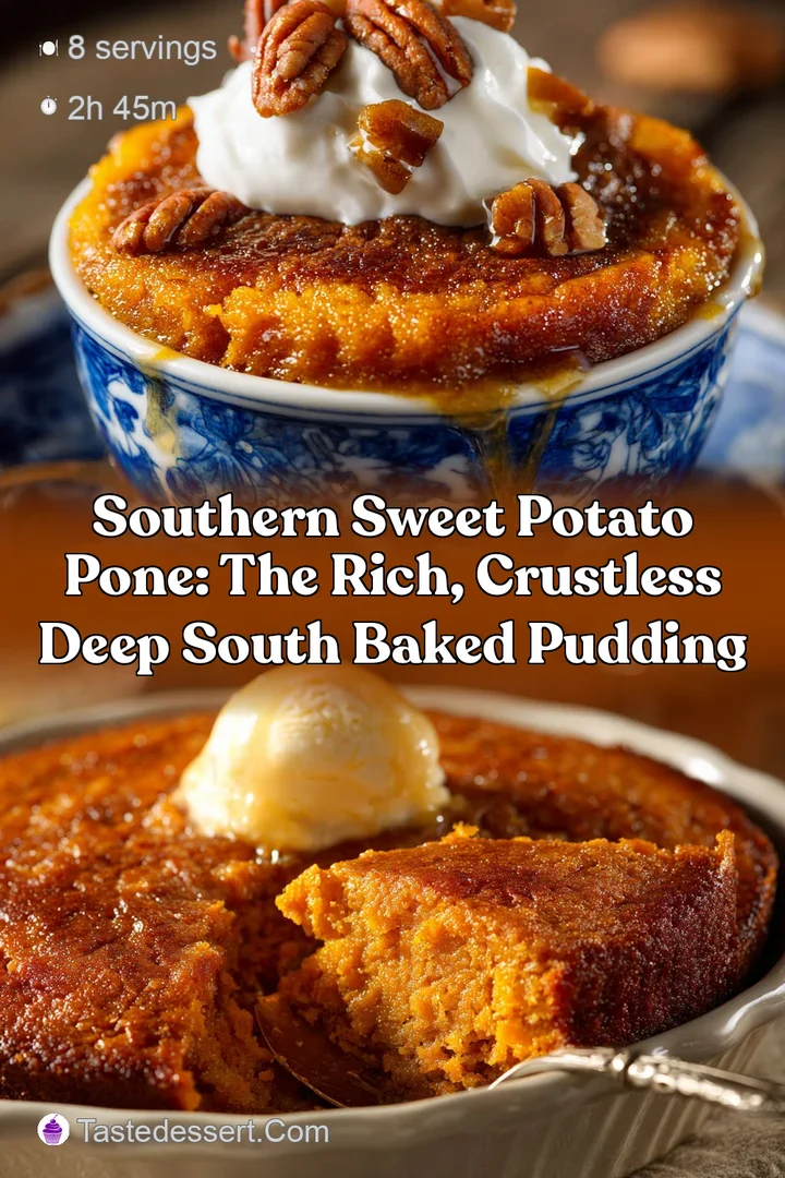 Southern Sweet Potato Pone: The Rich Crustless Deep South Baked Pudding